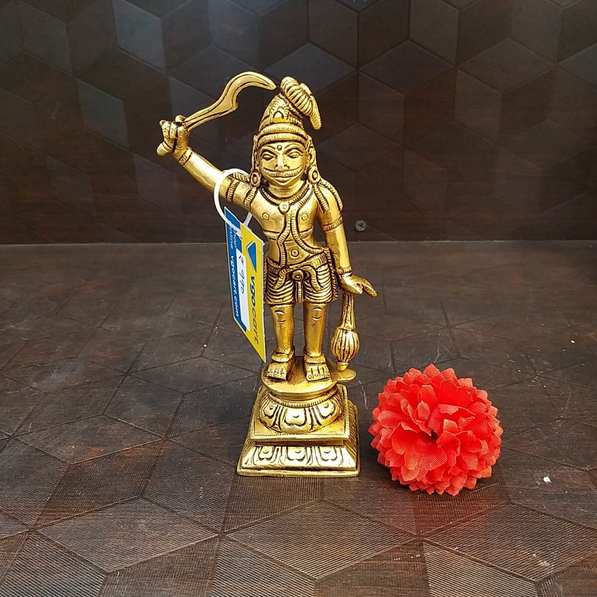 brass karuppasamy idol home decor small hindu god statues gift buy online india