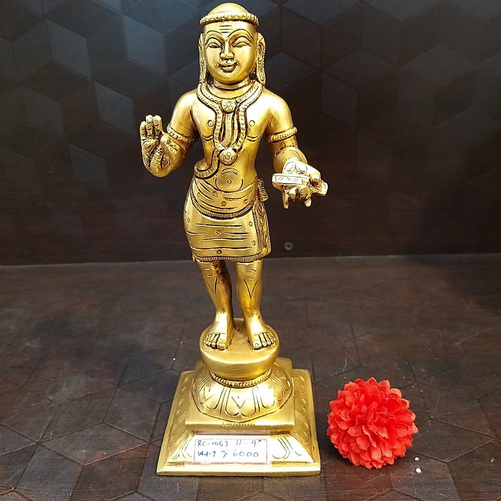 Brass Manikkavasakar Idol