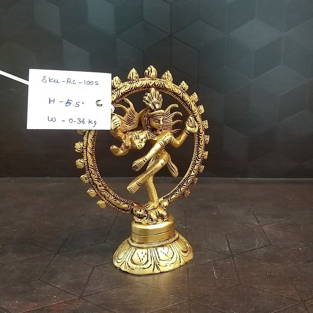brass natarajar idol small home decor pooja items hindu god statues gift buy online india 1002 1