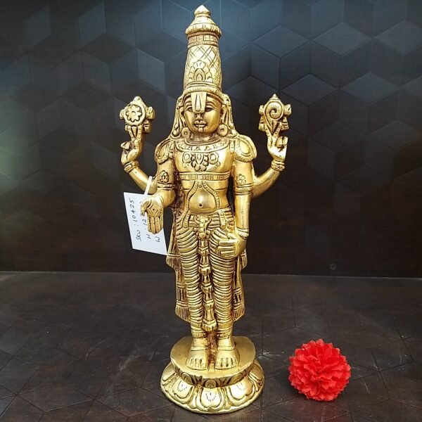 brass perumal idol home decor pooja items hindu god statues pooja items gift buy online india