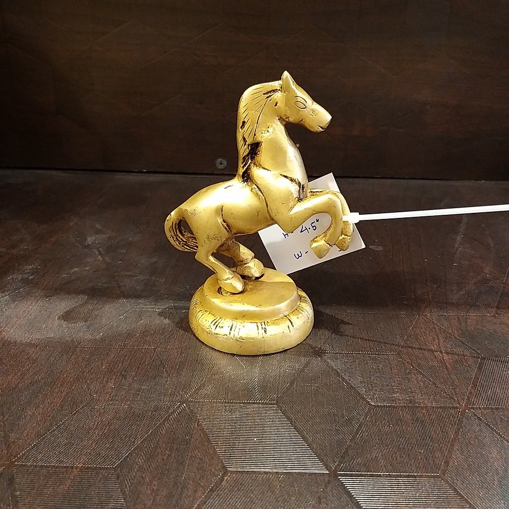 brass raising horse idol small home decor pooja items gift buy online india 1