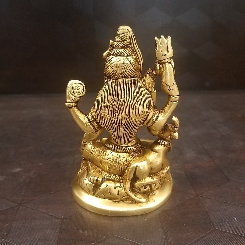 brass shiva idol on nandhi big home decor hindu god statues buy statues online india gift buy coimbatore 2