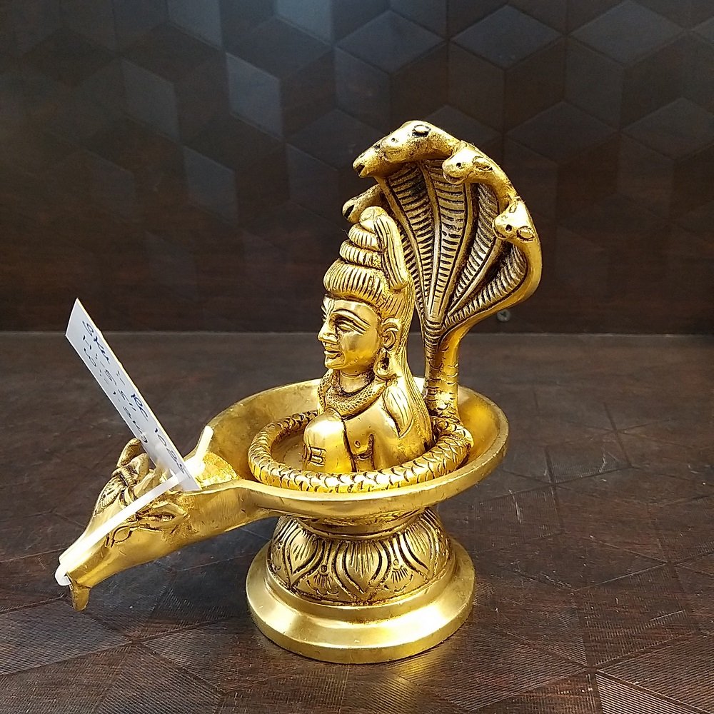 brass shiva lingam nandhi and snake idol set home decor pooja items hindu god statues gift buy online coimbatore 3