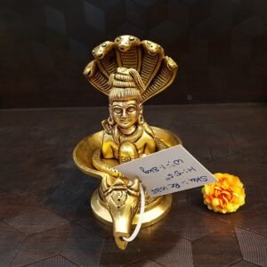 brass shiva lingam nandhi and snake idol set home decor pooja items hindu god statues gift buy online coimbatore