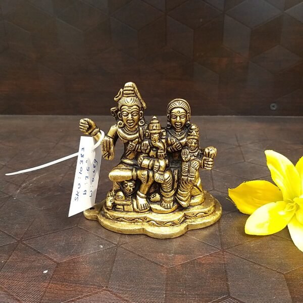 brass shivan family idol home decor poojaitems hindu god statues gift buy online india 2