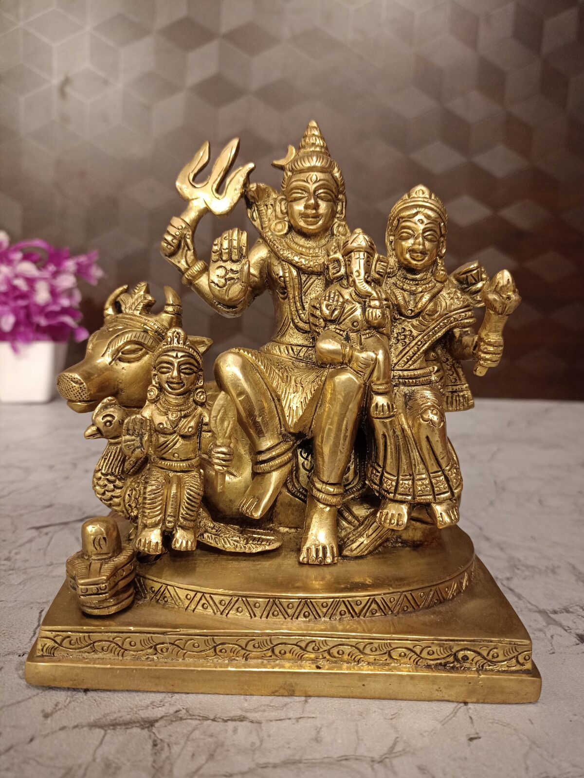 brass shivan family pooja gift vgocart coimbatore india 1 scaled