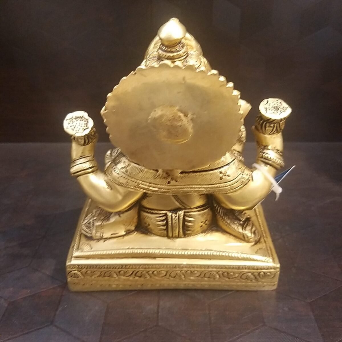 brass ganesha idol small home decor pooja items 4