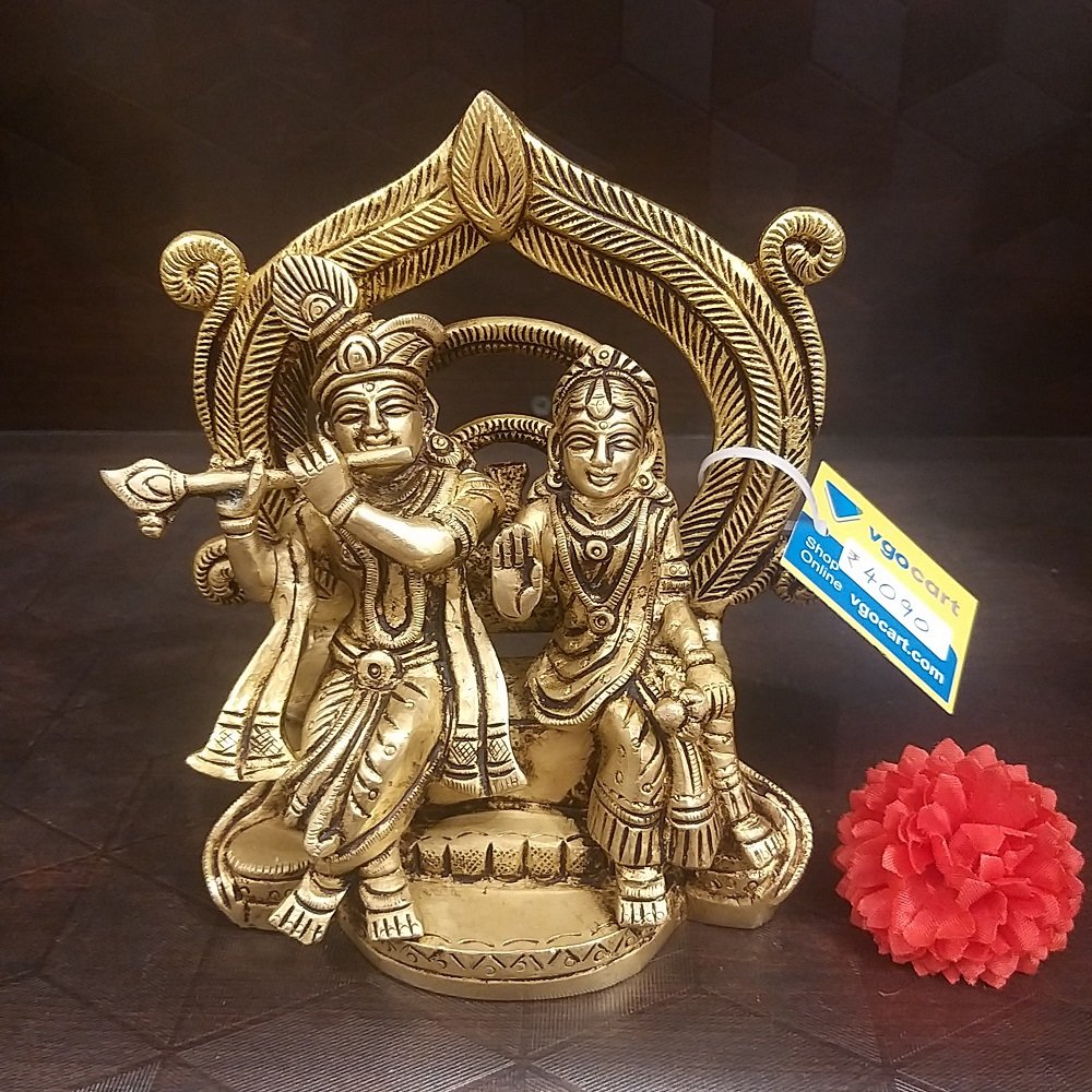 Buy Radha Krishna Idol Diya for Home, Krishna Diya for House Warming P –  shreejaa.com