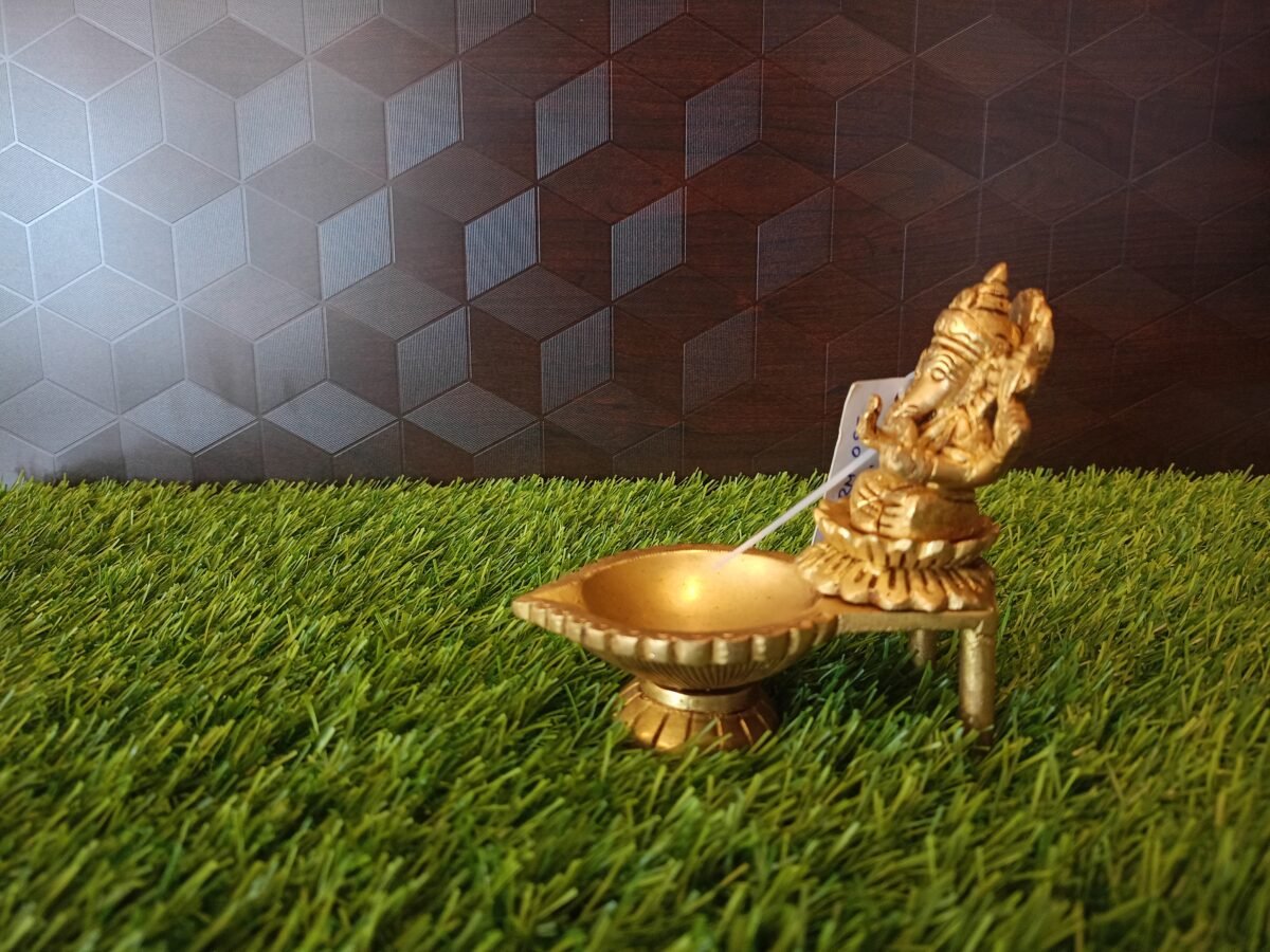 brass ganesha diya lamp pooja items buy online coimbatore india 1 scaled