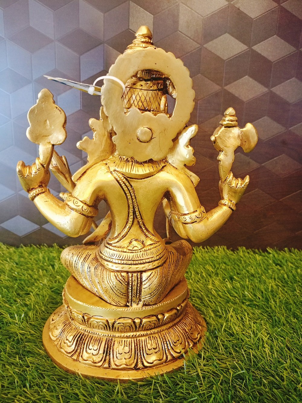brass goddess raja rajeshwari amman hindu god statue BA113001