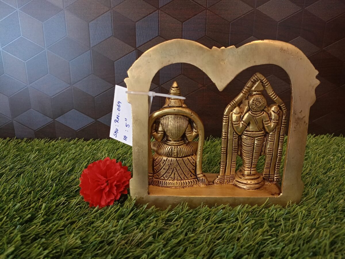 brass lord perumal padmavathi thaayar with arch idol hindu god statue buy online india 1 scaled