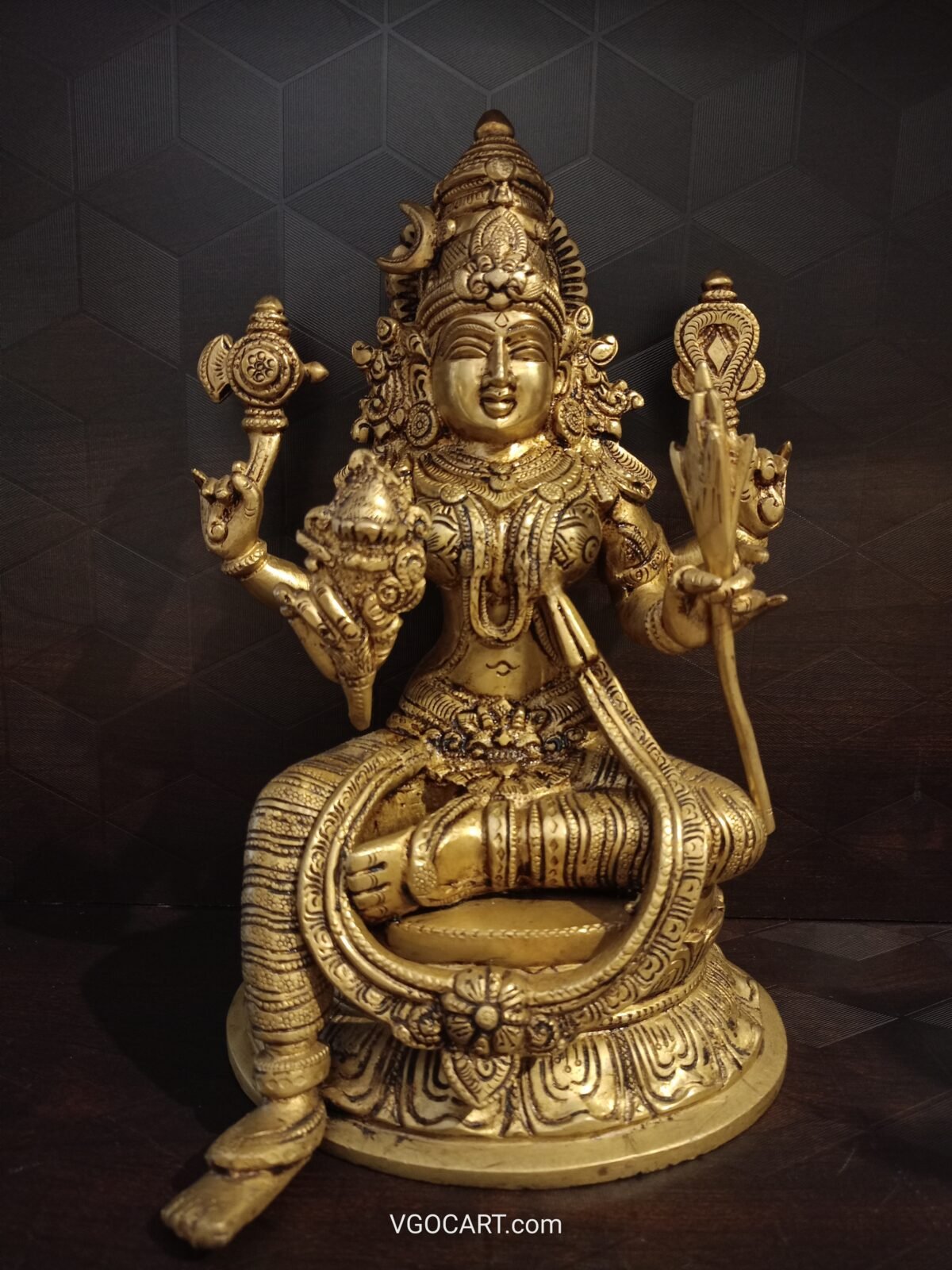 brass raja rajeshwari idol pooja gift vgocart coimbatore india 1 scaled