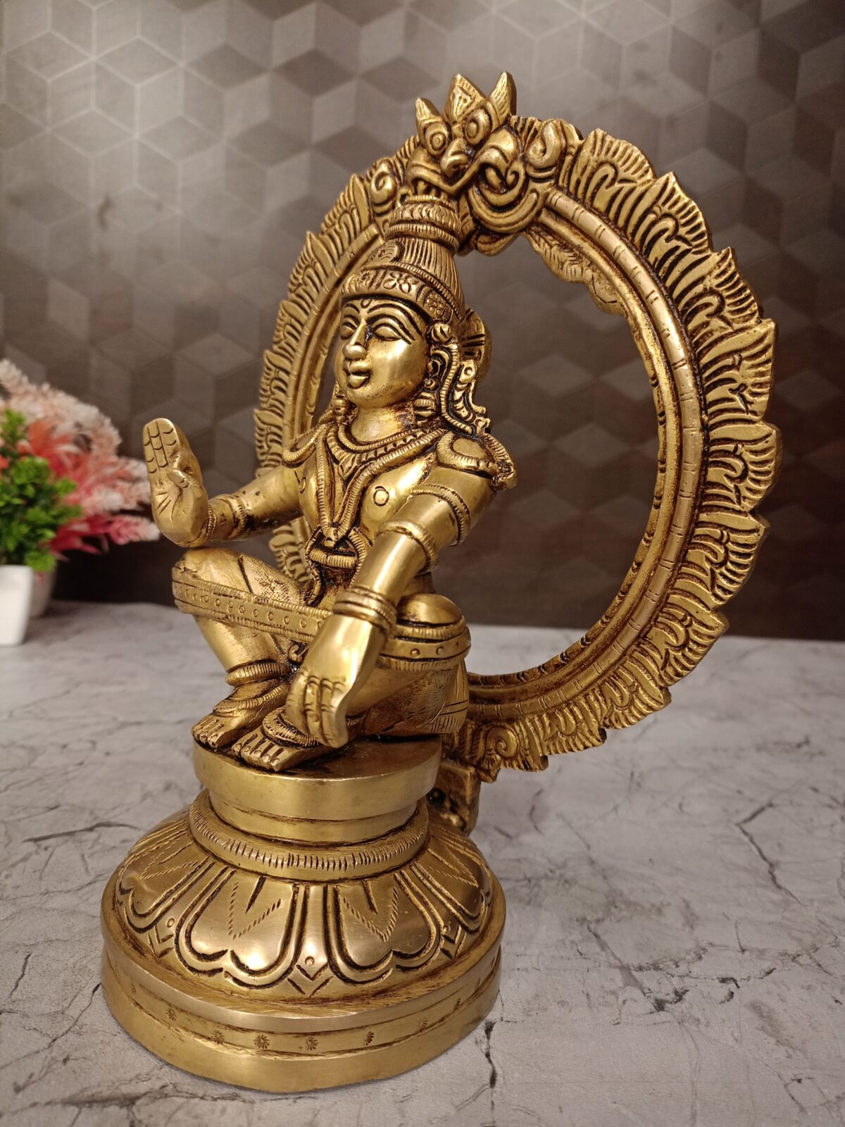 brass arch ayyappan idol pooja gift vgocart coimbatore india1 scaled