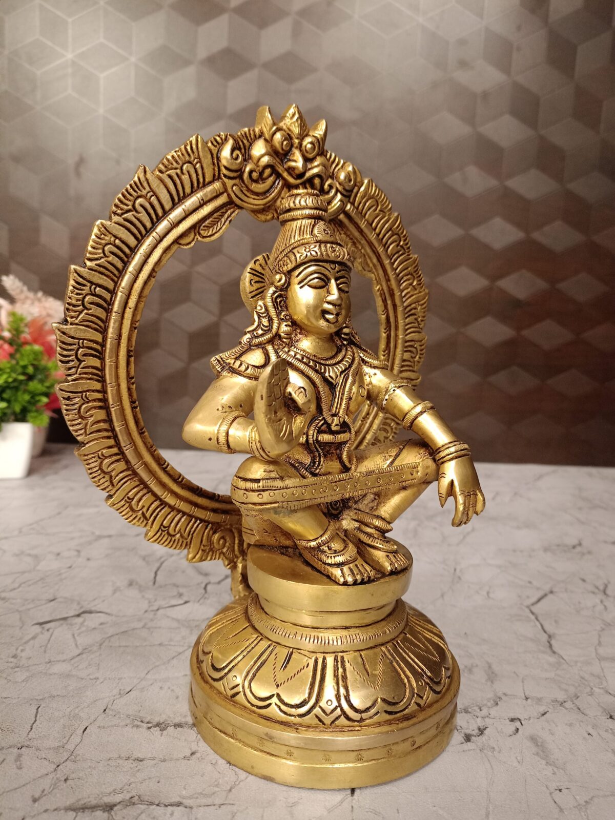 brass arch ayyappan idol pooja gift vgocart coimbatore india2 scaled