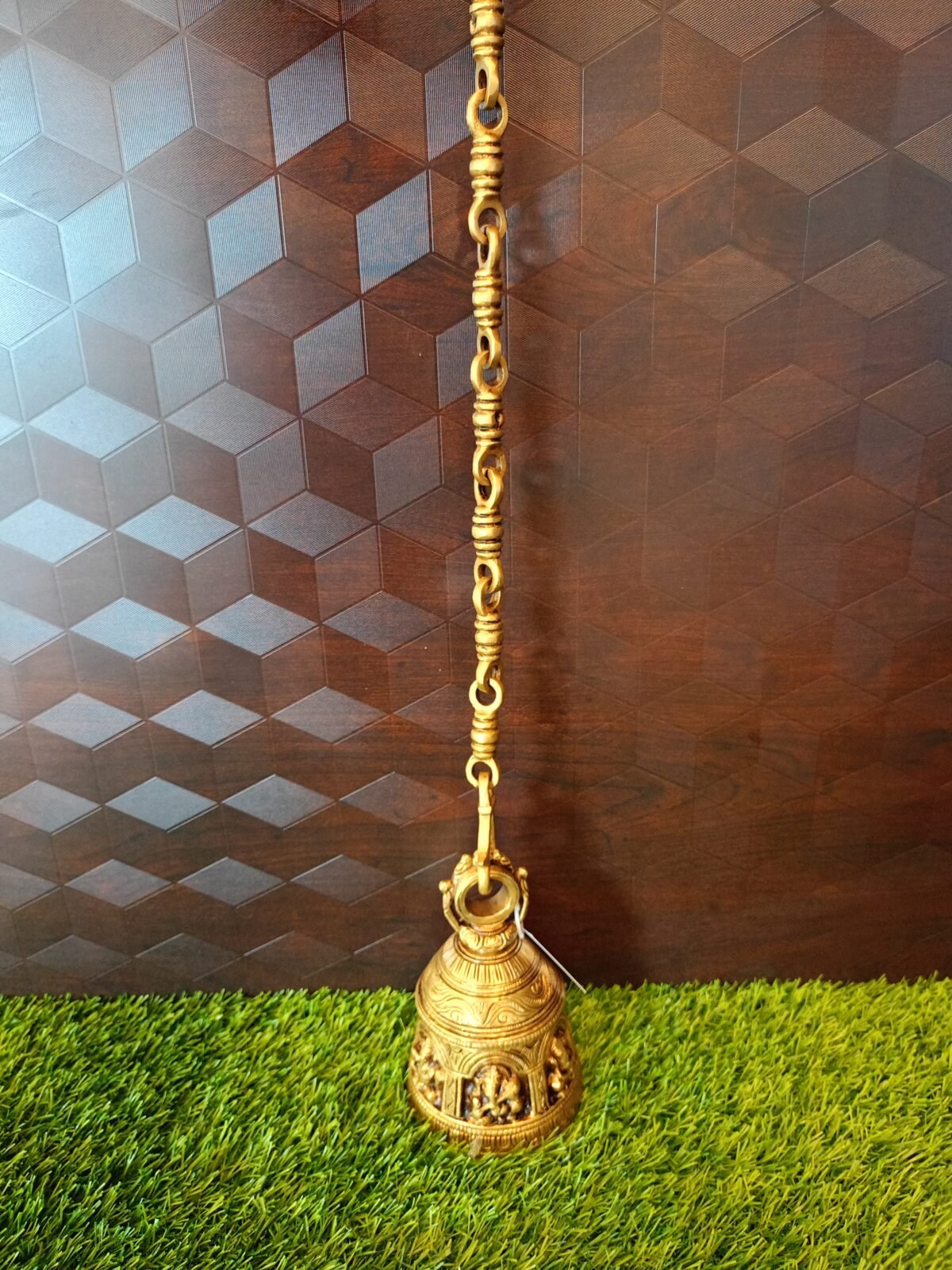 brass bell with lord ganesha design pooja items buy online coimbatore india 2 scaled