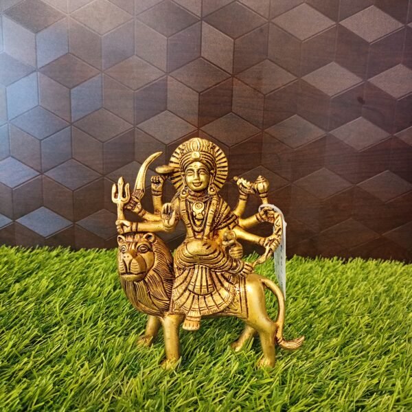 Brass Durga Devi