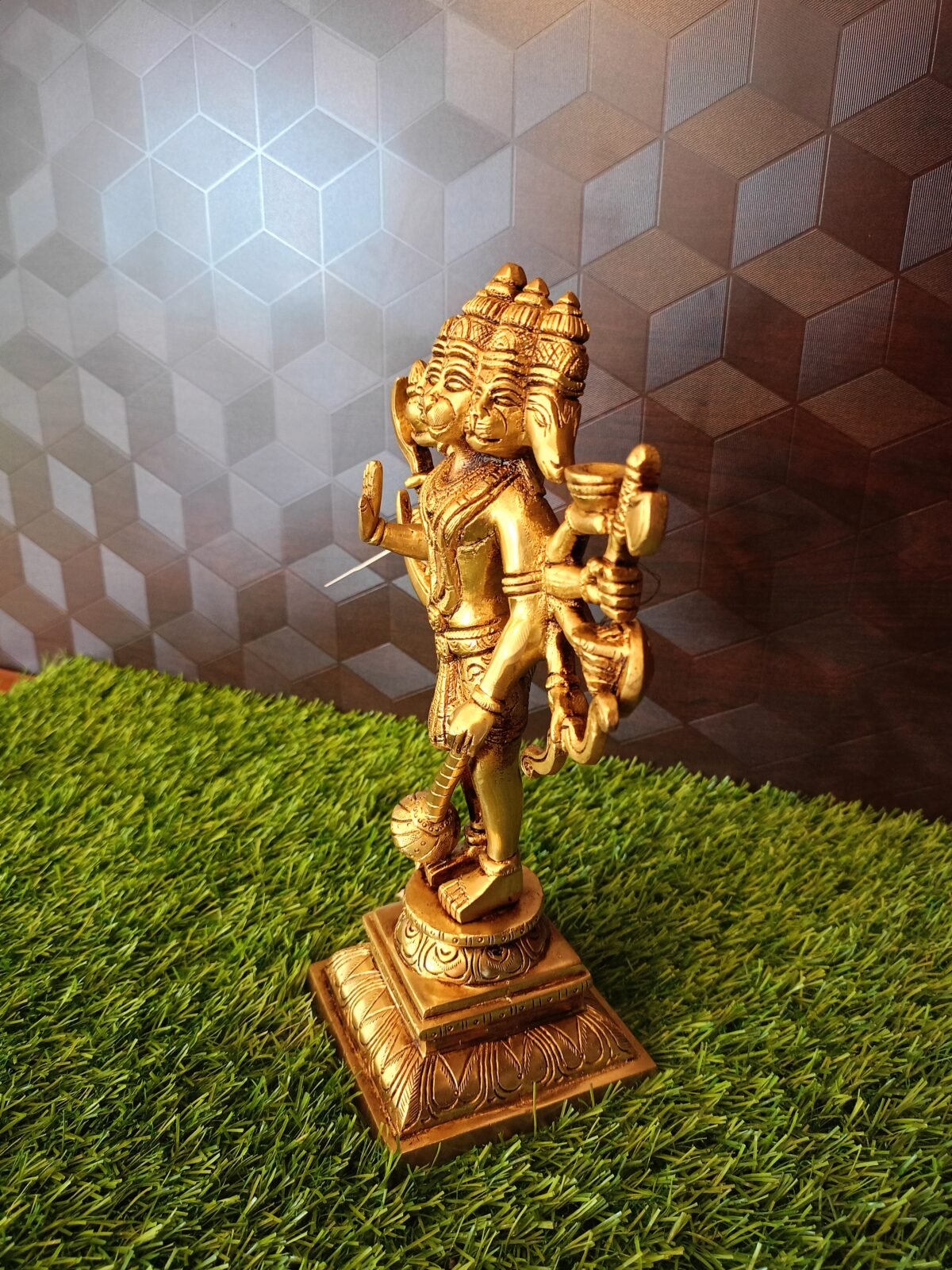 brass five face hanuman idol hindu god statue buy online coimbatore india 3 scaled