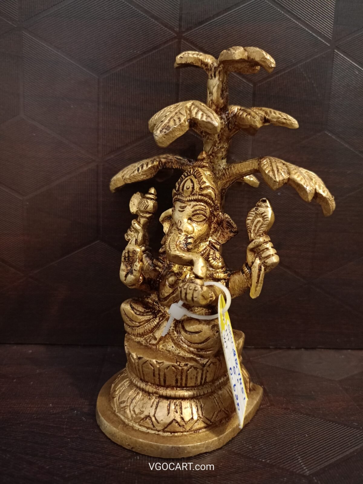 brass ganesha sitting behind the tree online gift coimbatore india 2 scaled