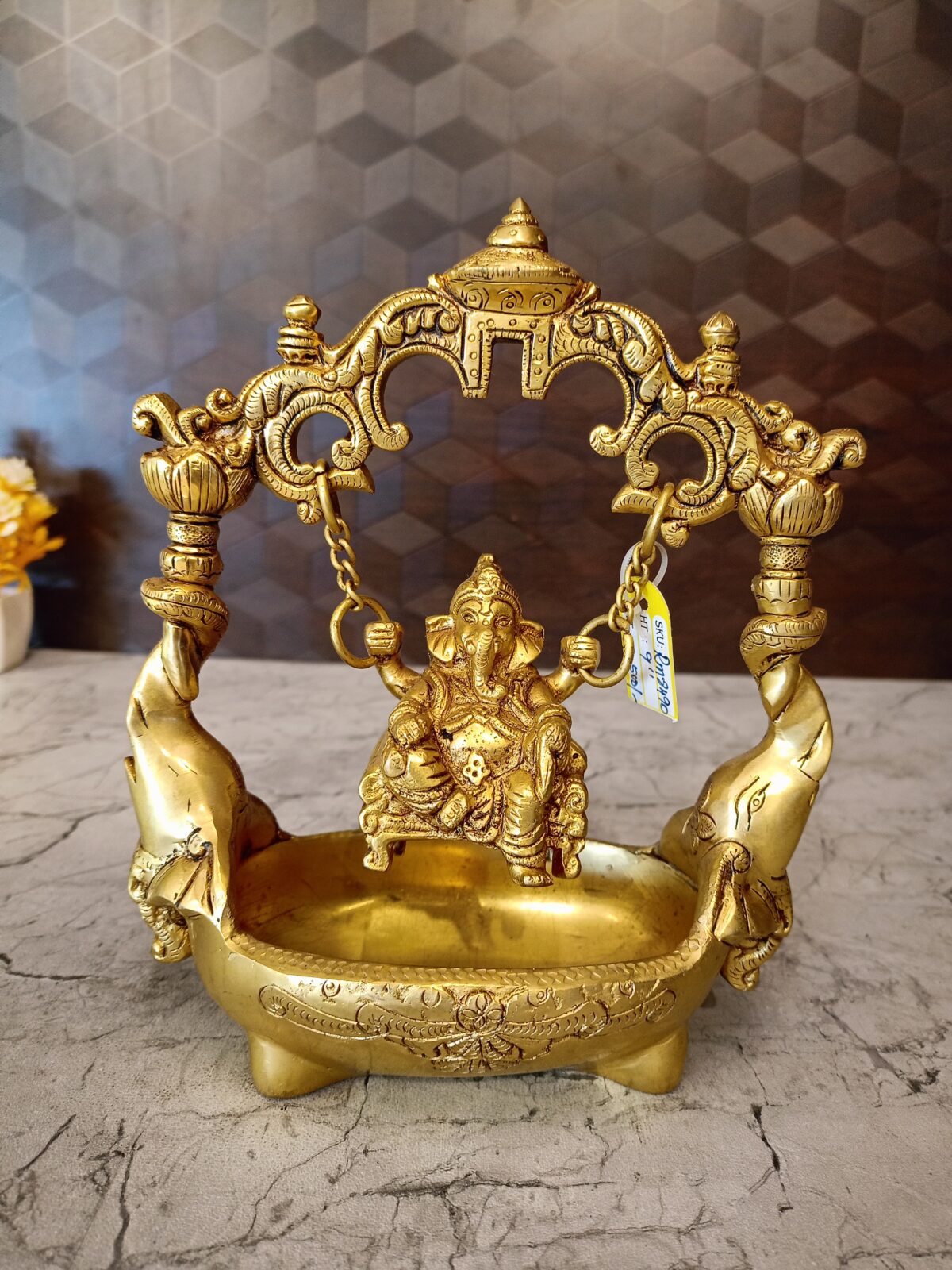 brass ganesha uruli pooja gift vgocart coimbatore india scaled