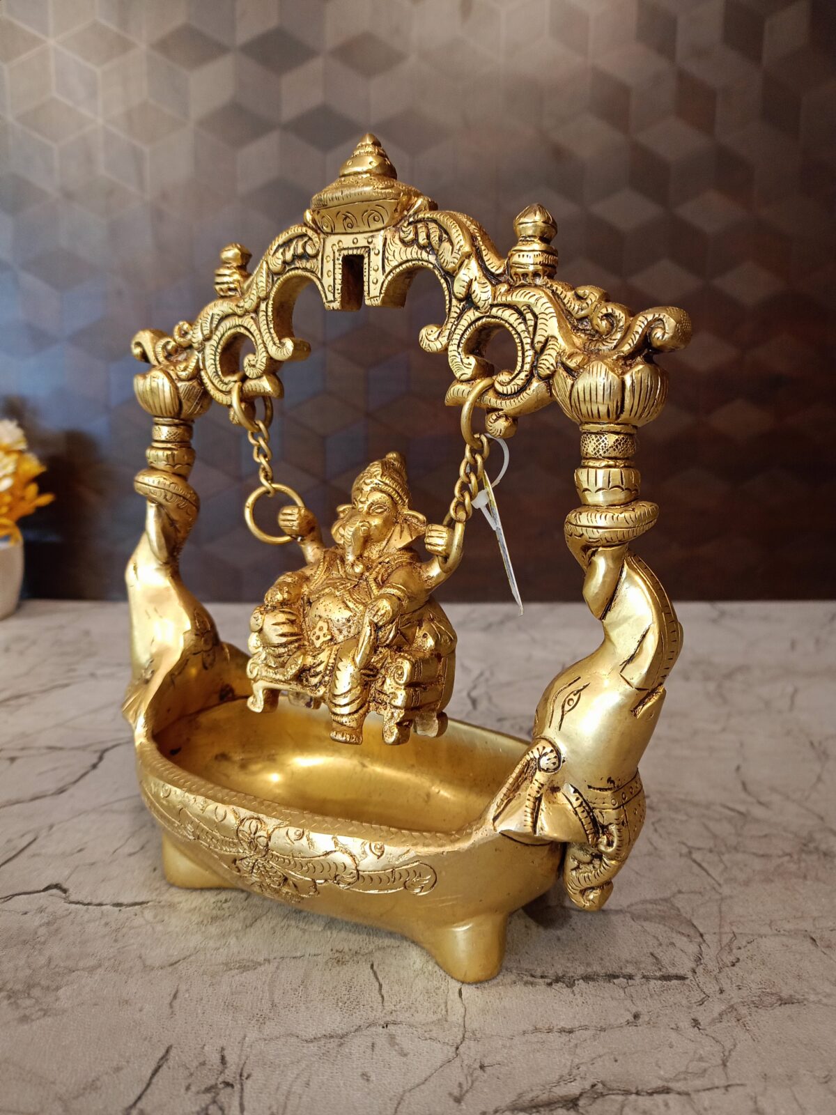 brass ganesha uruli pooja gift vgocart coimbatore india1 scaled