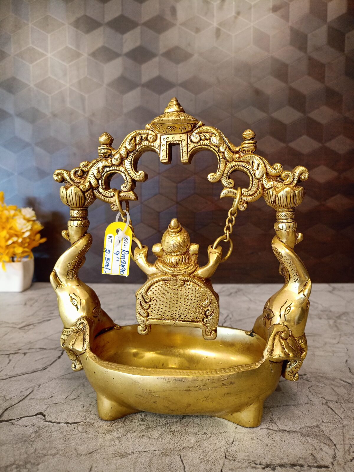 brass ganesha uruli pooja gift vgocart coimbatore india3 scaled