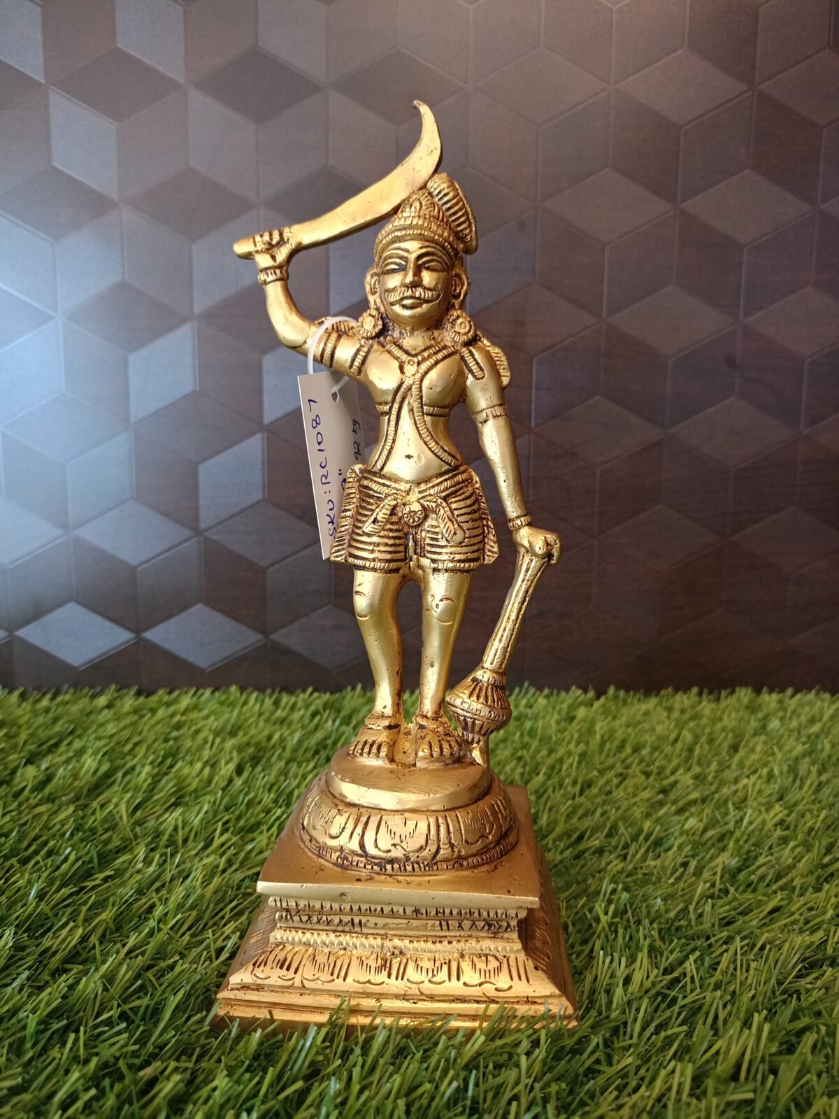 brass karuparayan idol big hindu god statue buy online india scaled