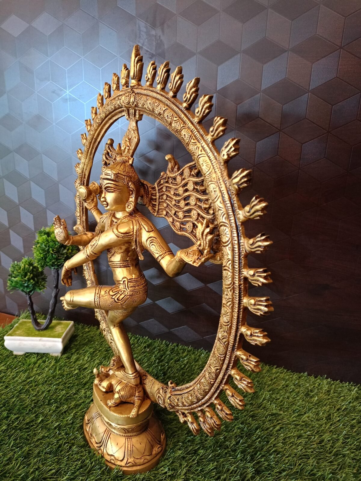 brass lord natarajar statue hindu gold idols buy online coimbatore india rc1068.j 2 scaled