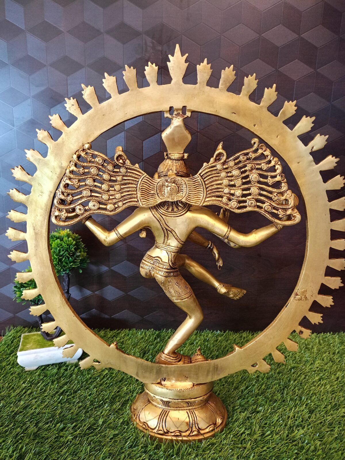 brass lord natarajar statue hindu gold idols buy online coimbatore india rc1068.j 3 scaled