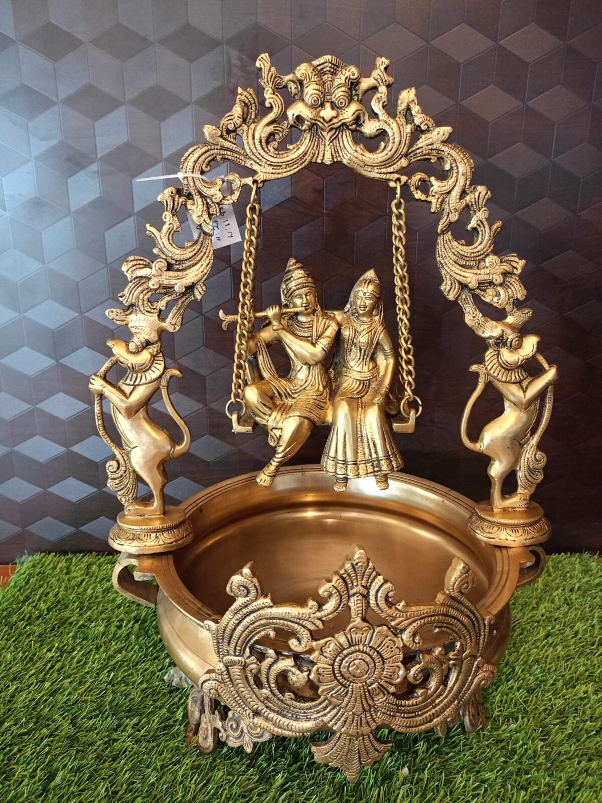 brass radha krishna uruli home decor buy online coimbatore india 1071 scaled