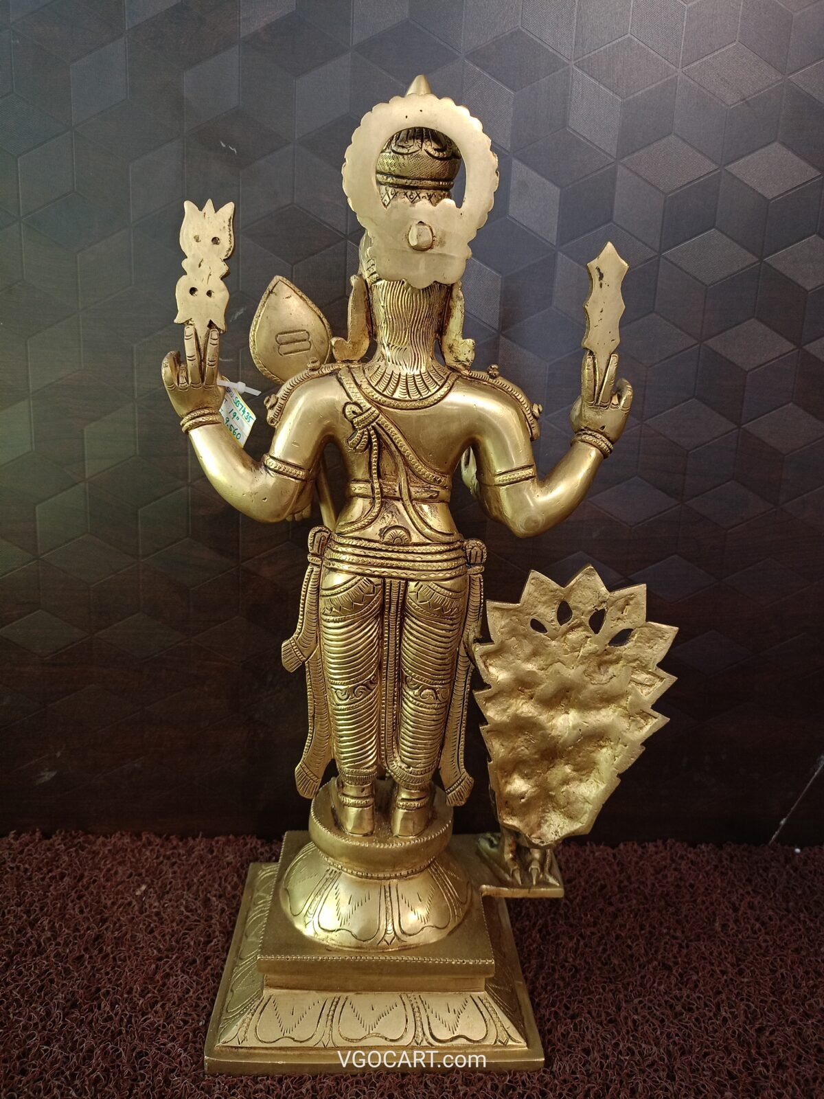buy brass murugan with well designed peacock online india 3 scaled