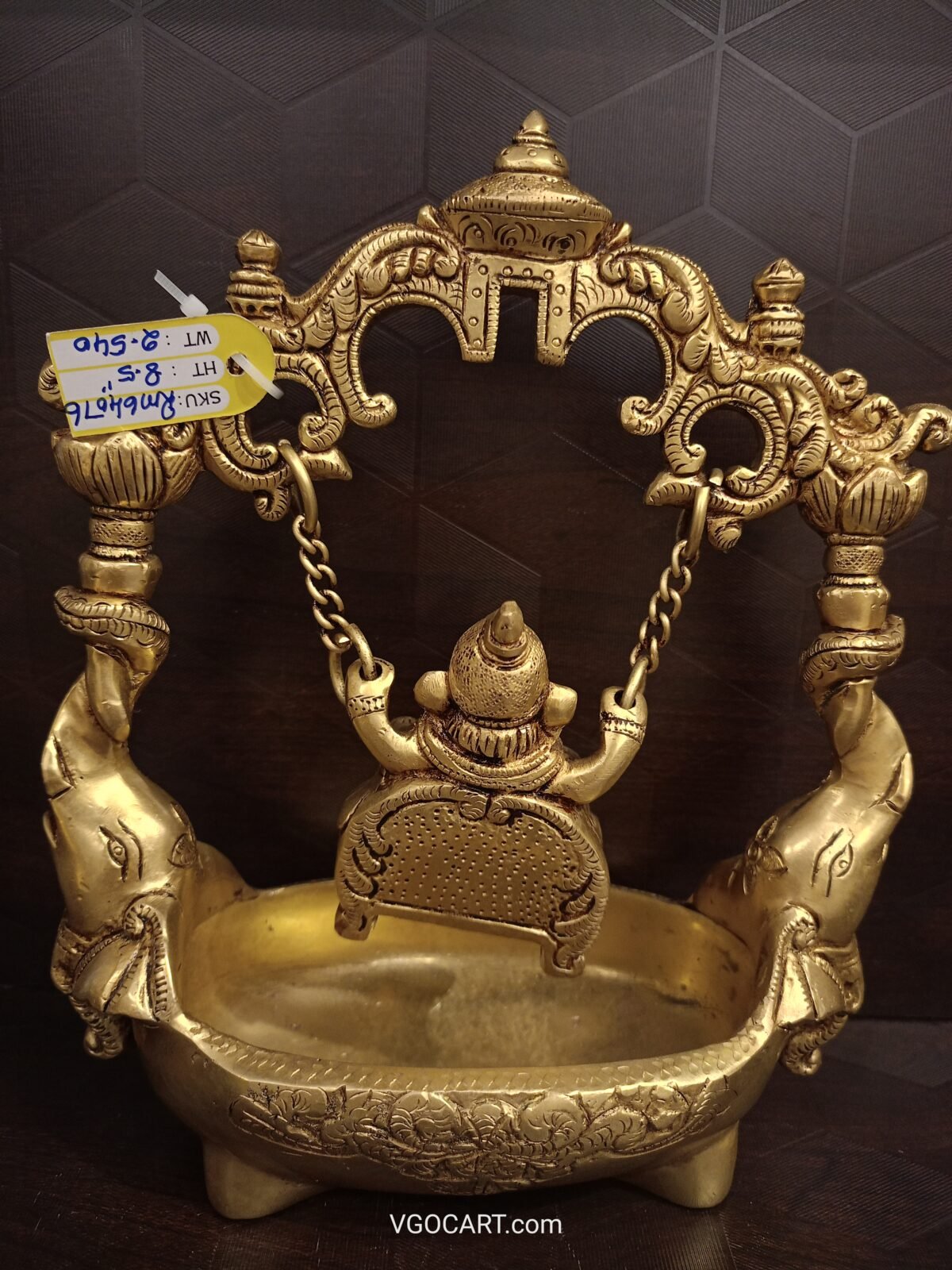 brass uruli ganesha statue gift home decor vgocart coimbatore india scaled
