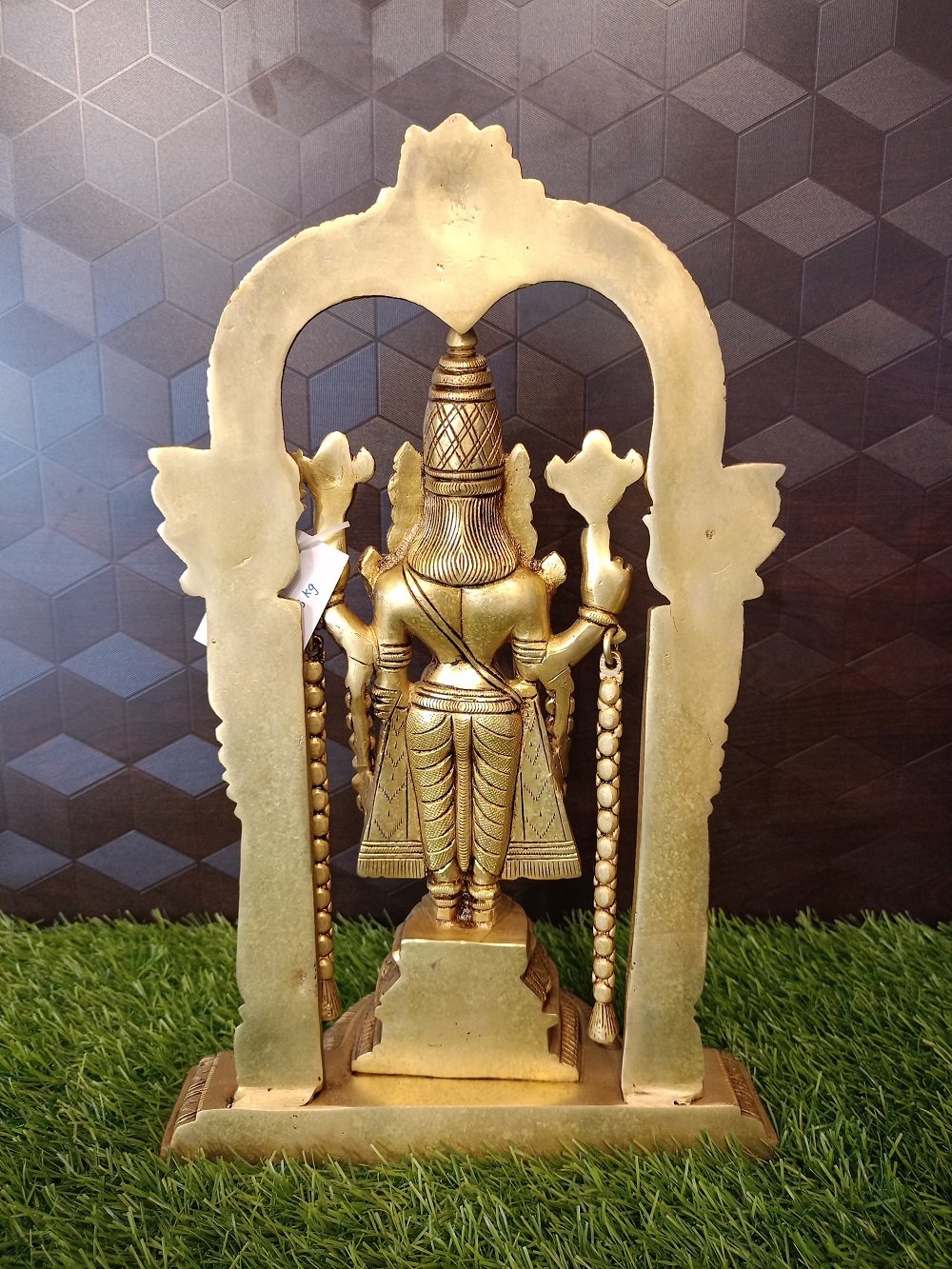 brass well designed balaji with arch idol hindu god statue4 buy online india rm140