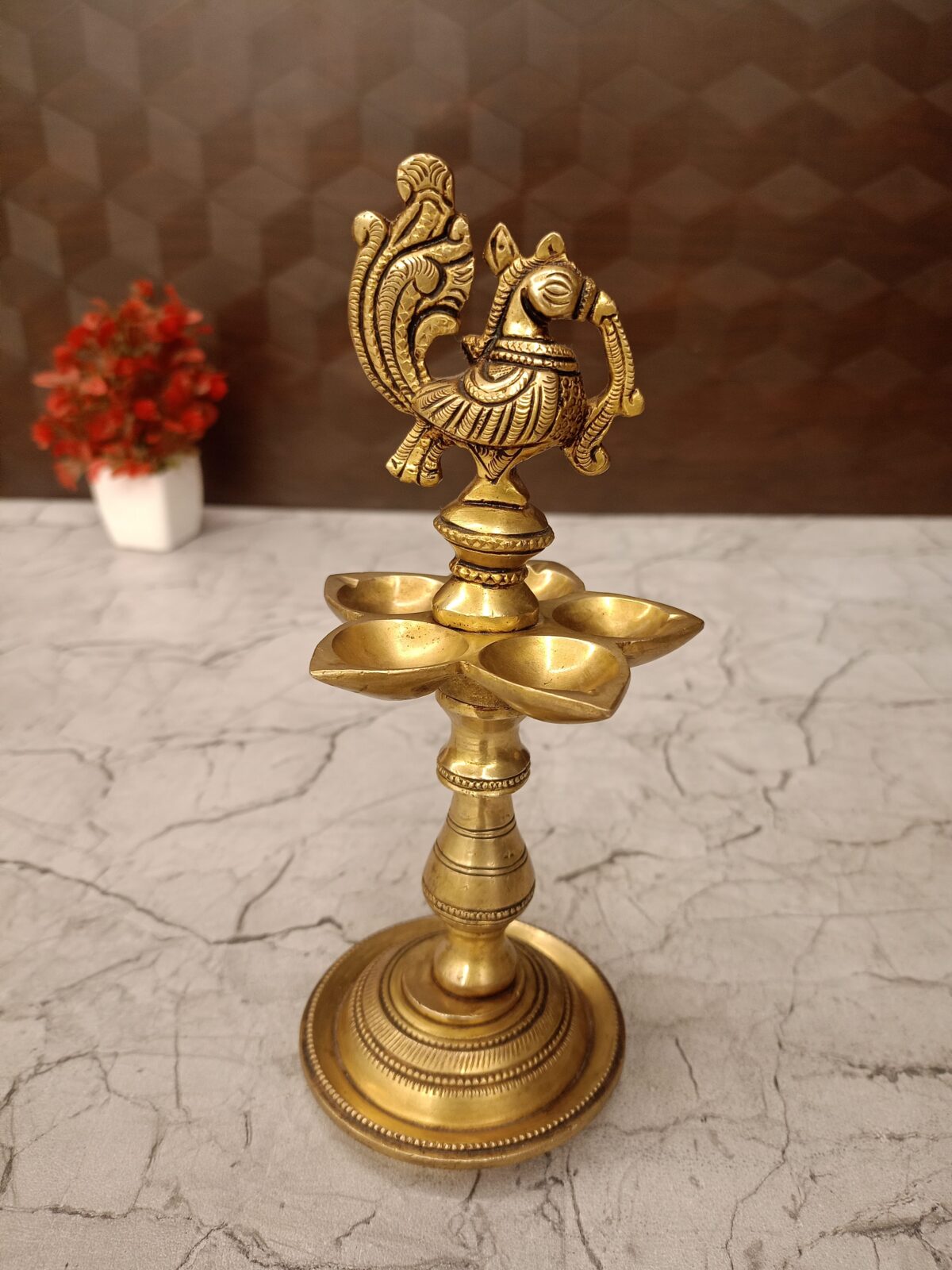 brass five face annam kuthu vilakku pooja gift vgocart coimbatore india scaled