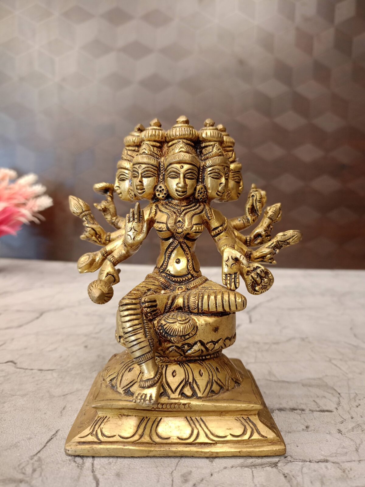 brass gayathri devi pooja gift vgocart coimbatore india4 scaled