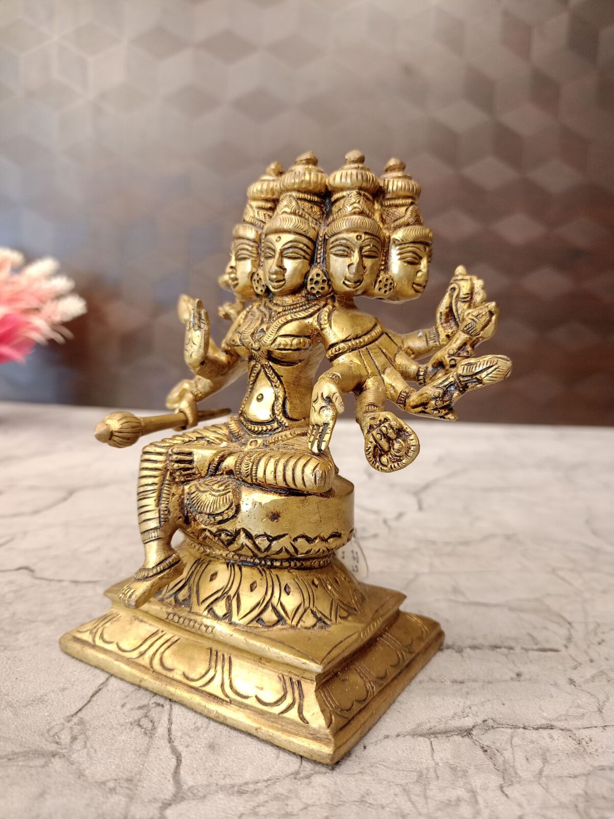 brass gayathri devi pooja gift vgocart coimbatore india5 scaled