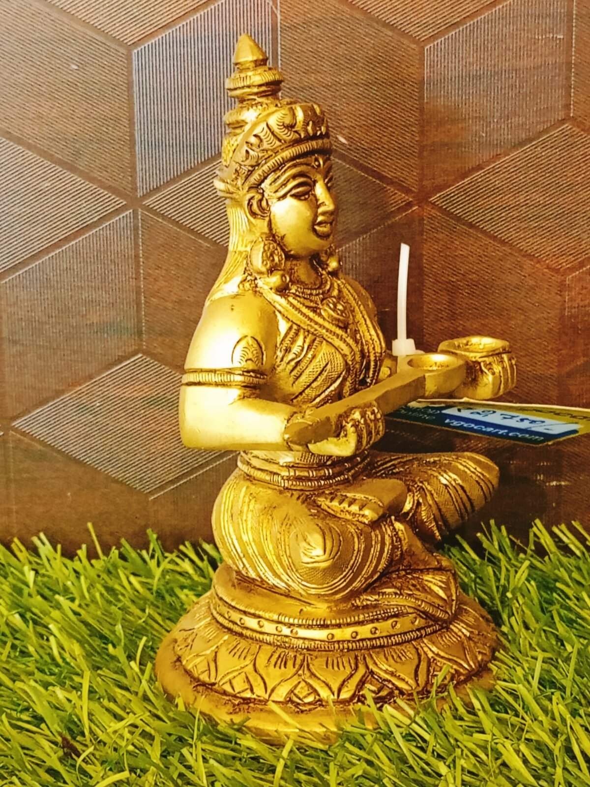brass goddess annapoorani devi statue annapurana devi brass idol 1 scaled