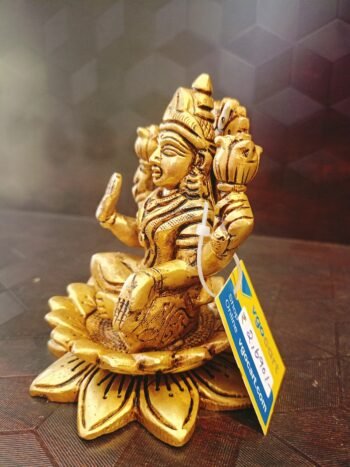 Brass Goddess laxmi statue