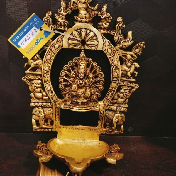 brass lakshmi wall mount BA113063