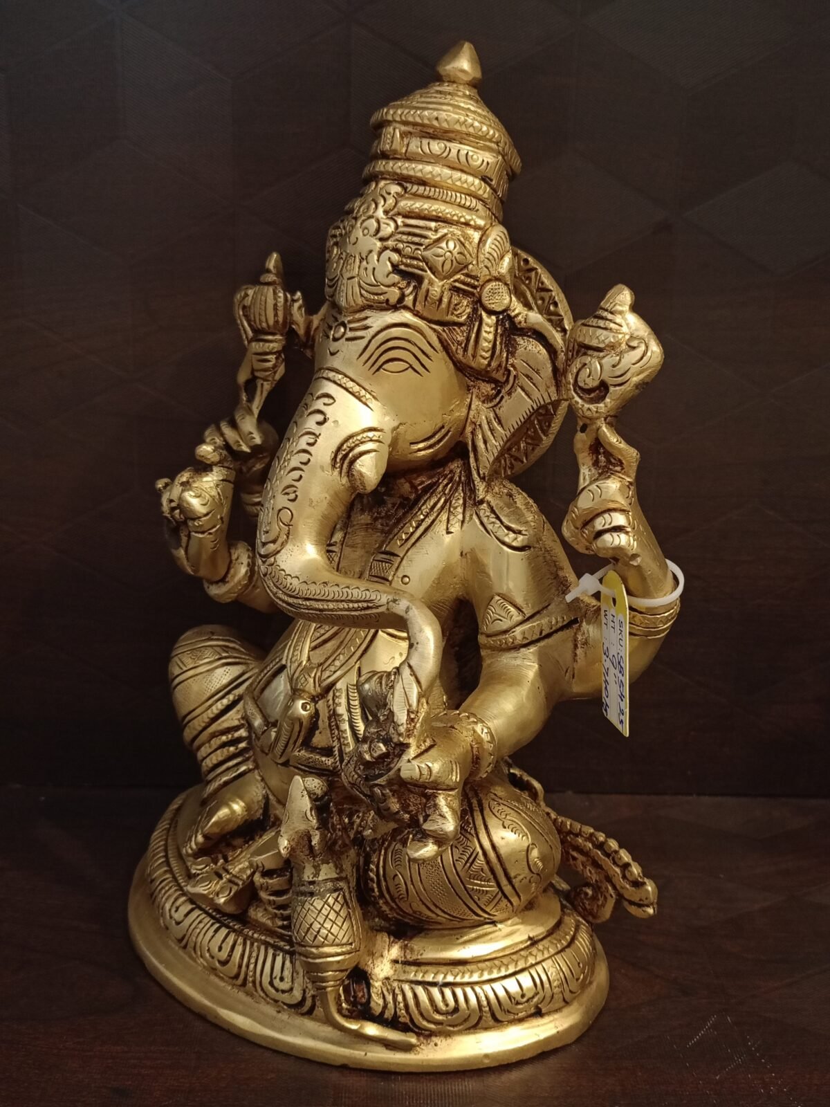 brass lord ganesha statue ganesha murti brass idol 1 scaled