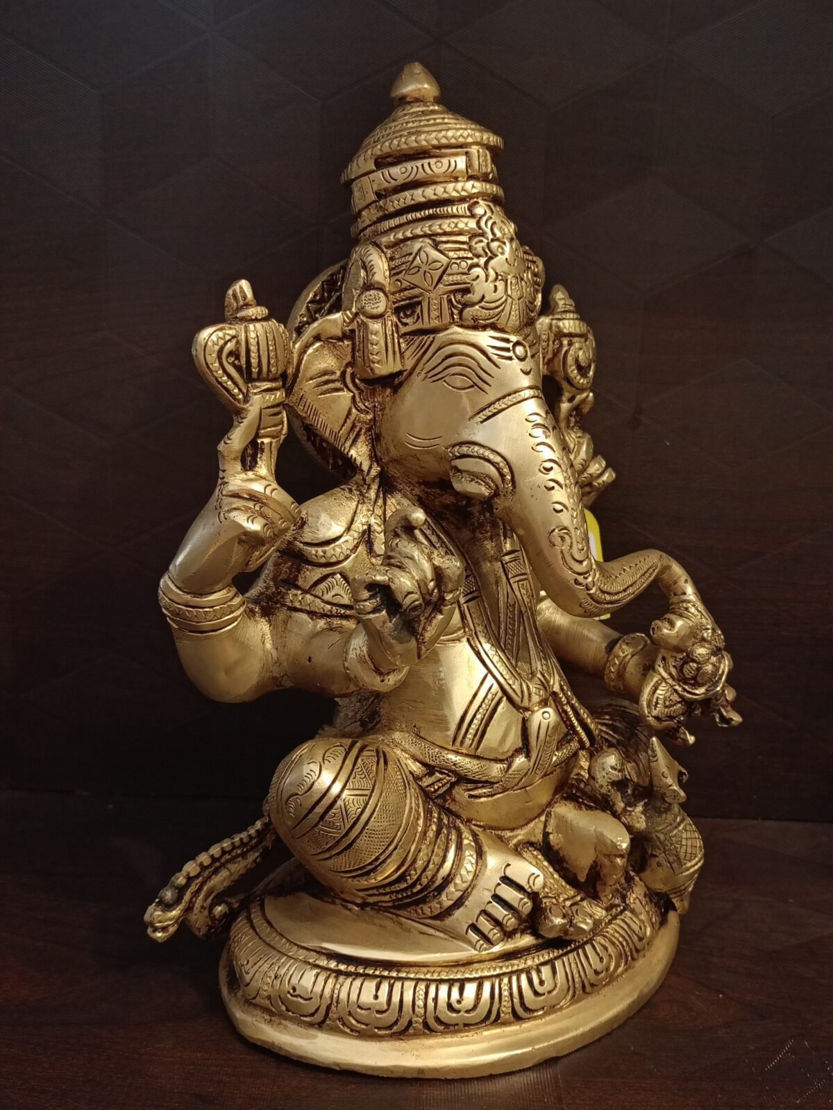 brass lord ganesha statue ganesha murti brass idol 2 scaled