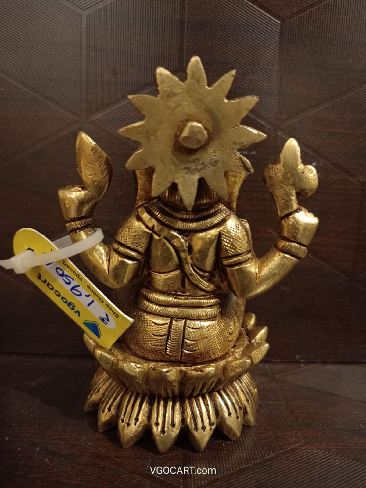 brass lotus ganresha idol pooja gift vgocart coimbatore india1 scaled