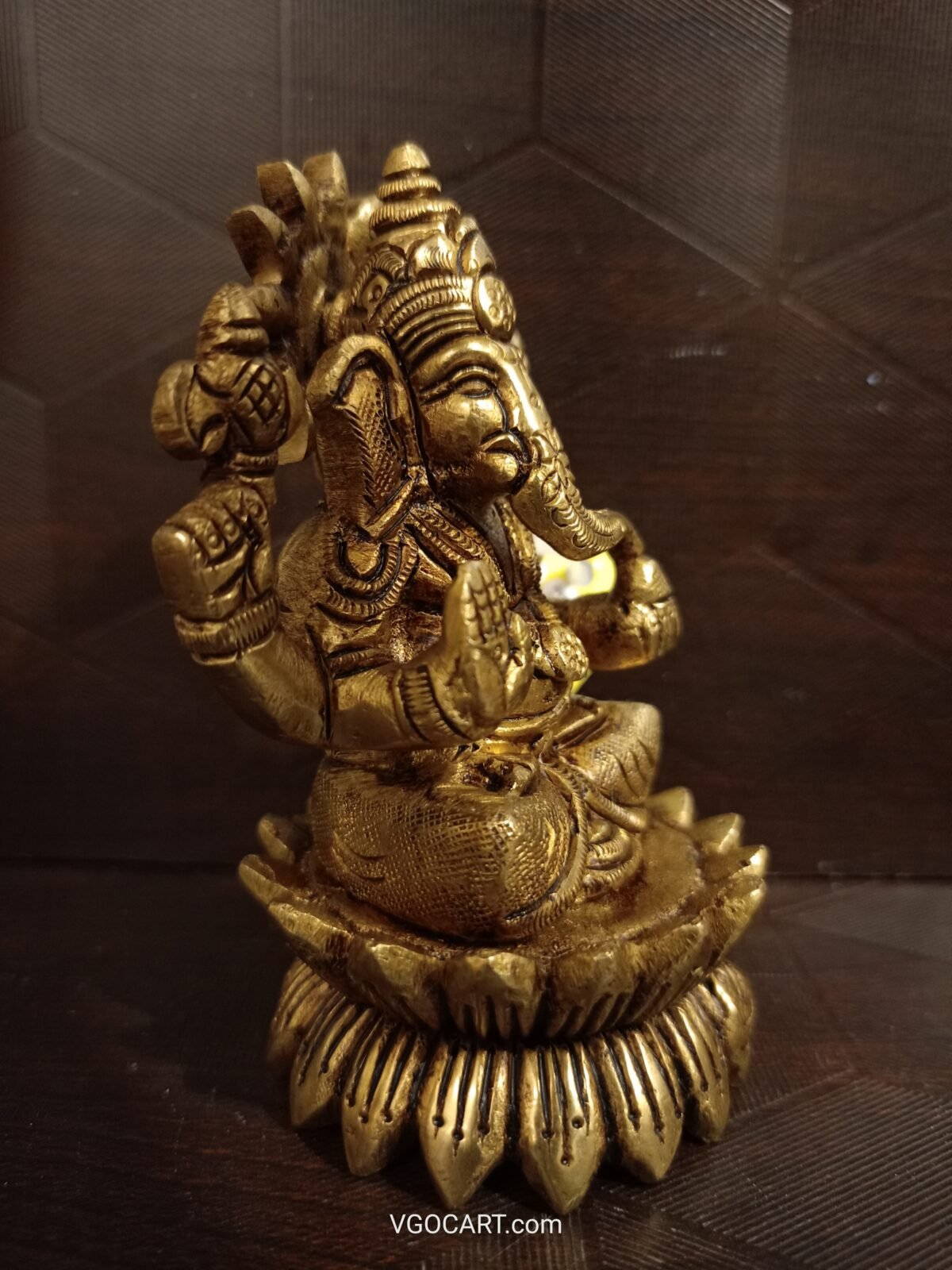brass lotus ganresha idol pooja gift vgocart coimbatore india3 scaled