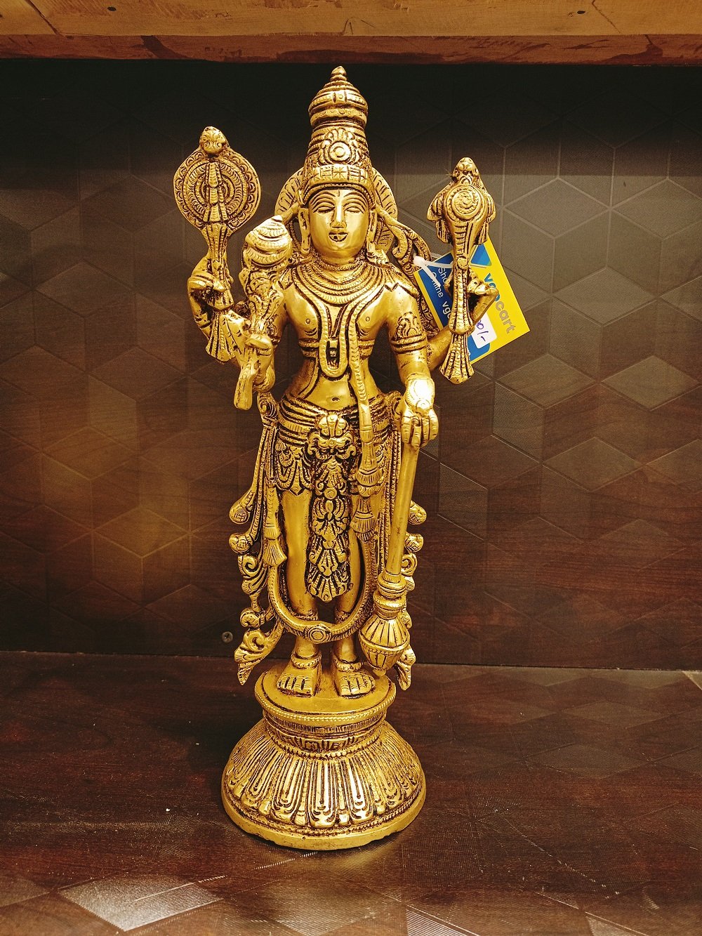 brass maha vishnu idol hindu god idol ba113033