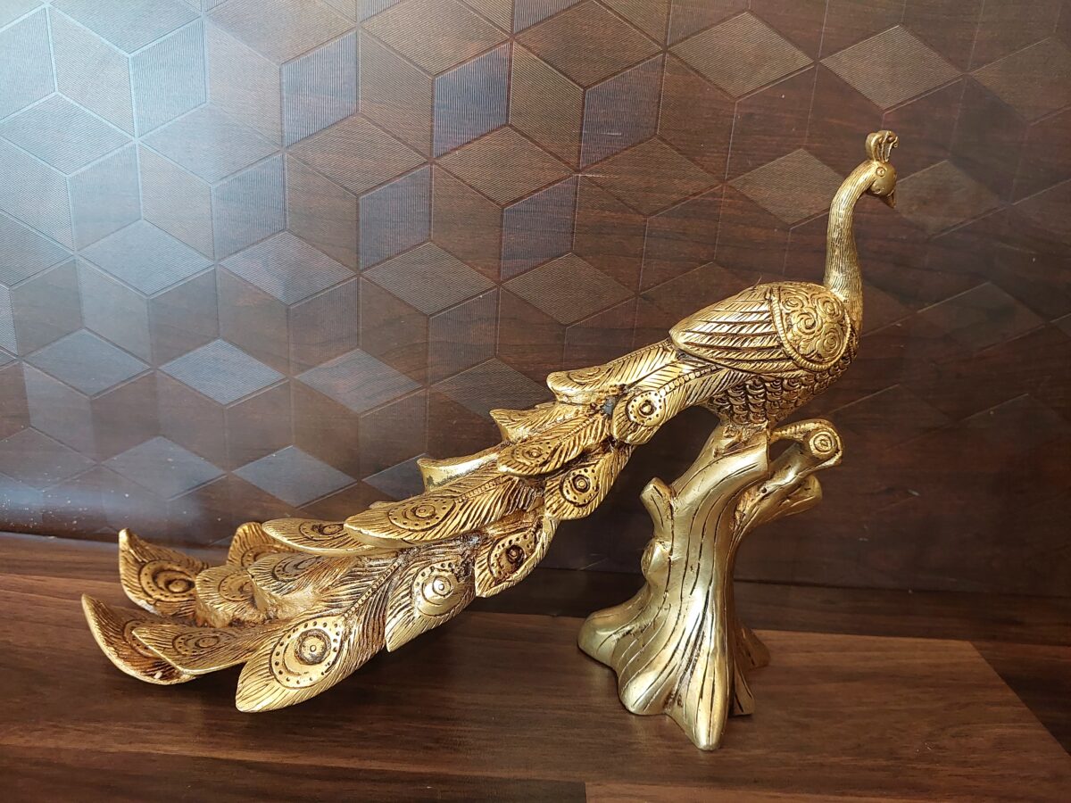 brass peacock idol pooja gift vgocart coimbatore india1 scaled