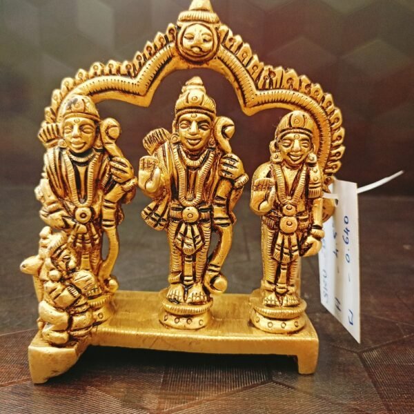 brass rama darbar with thiruvachi hindu god idols ba113037