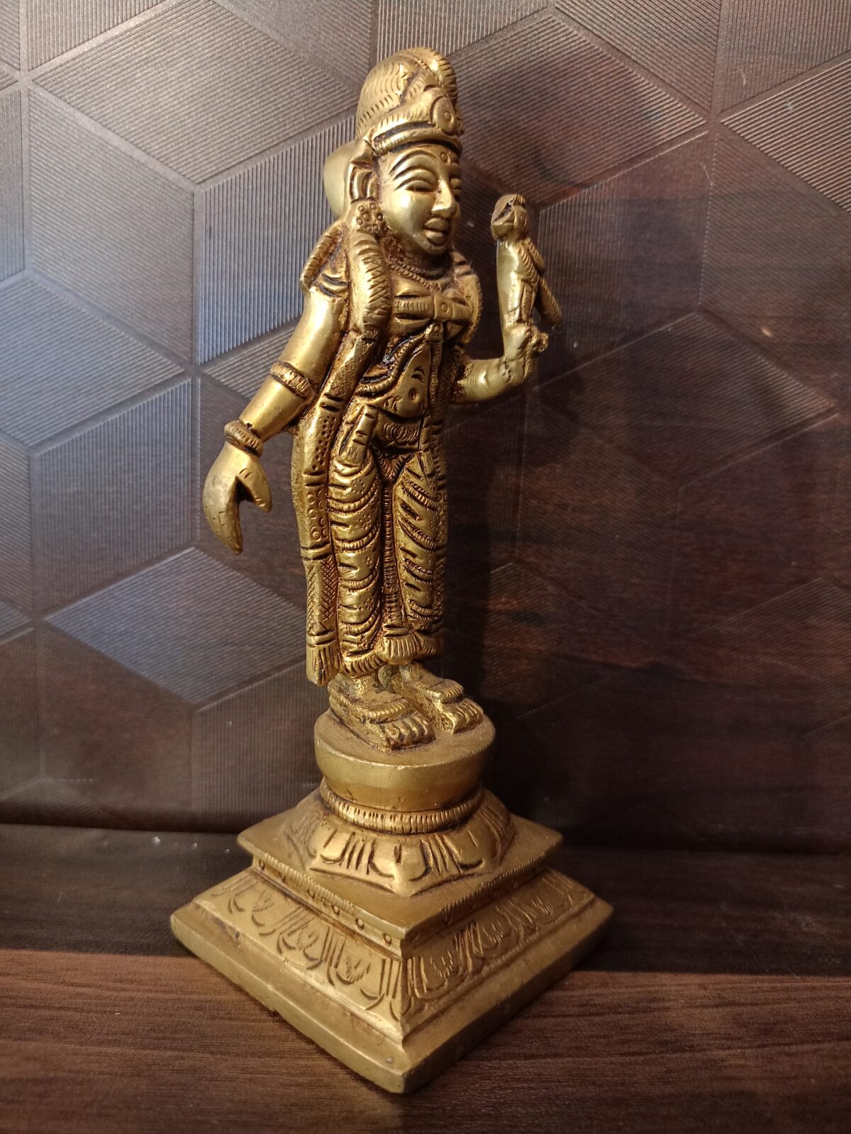 buy brass goddess andal idol andal amman brass statue 2 scaled