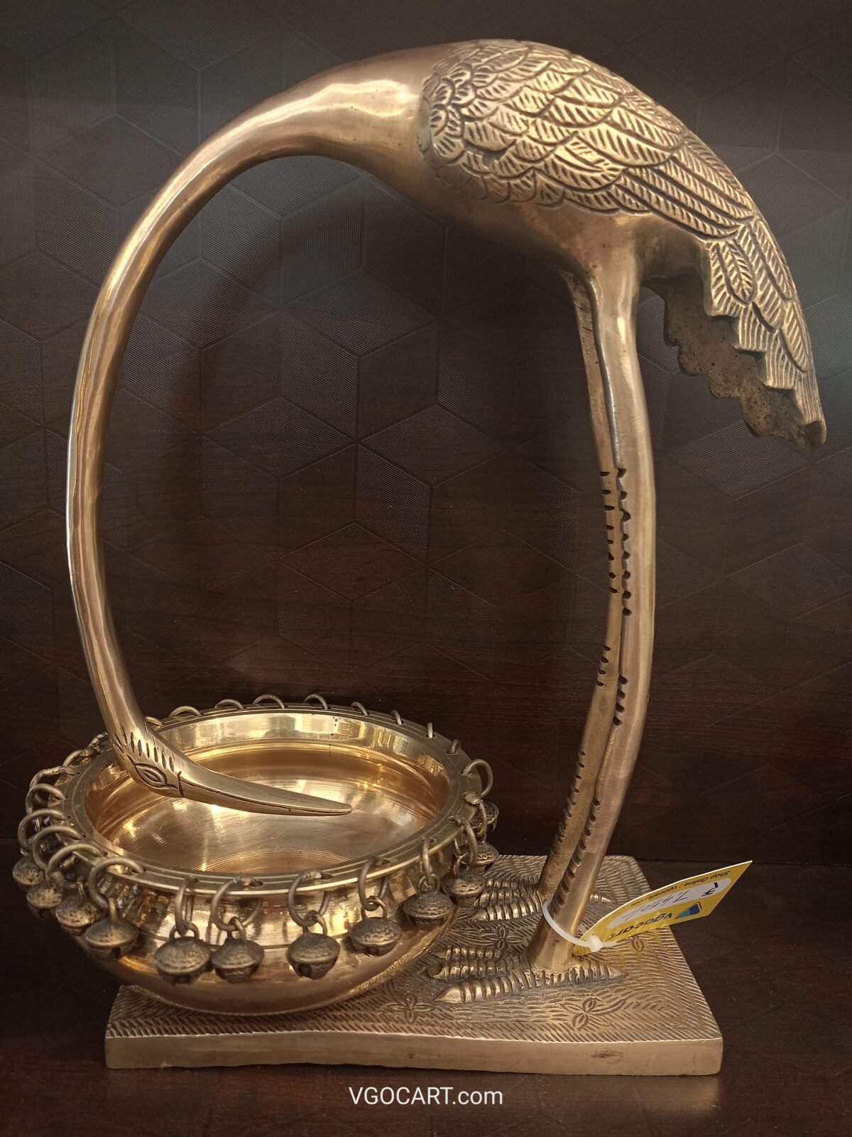 brass bird uruli home decor gift vgocart coimbatore india scaled