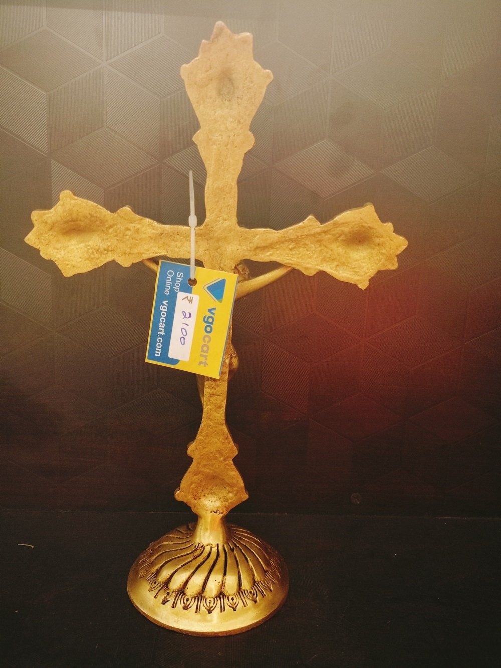 brass holy jesus cross BA113104 2