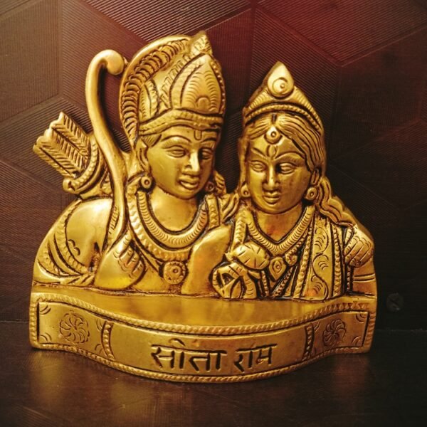 brass rama seetha hindu god statue BA113115