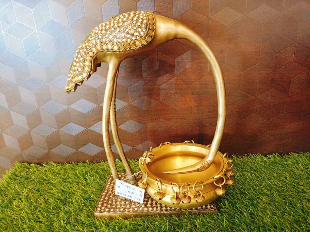Brass Swan Uruli Multi Colour finish for Gift,Brass antique Buy